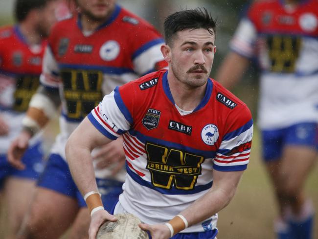 Isaac Thompson scored four tries for Emu Plains. Picture Warren Gannon Photography