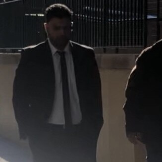 Arash Farahbakht, 32, of Frenchs Forest, outside Manly Local Court on Wednesday, where he was convicted of a string of traffic offences related to "road rage".