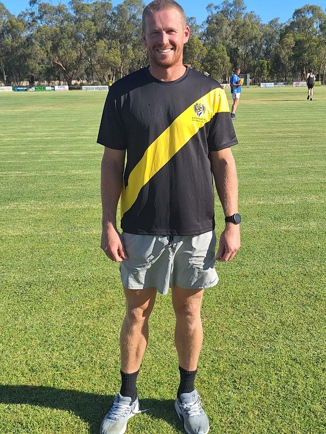 Tom Clurey has returned home to his junior club. Picture: Katamatite Football Netball Club.