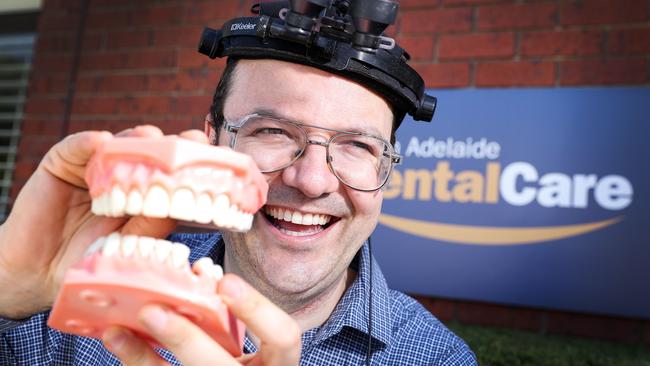 Greg Miller from North Adelaide Dental Care has taken the title of the best dentist in the state. Picture: Sarah Reed