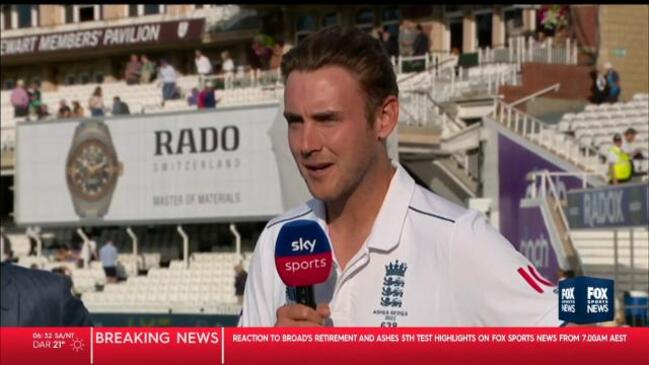 Stuart Broad reveals shock retirement after Ashes series