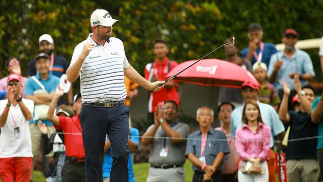 Leishman’s form is good news for Australian fans. (Sadiq Asyraf / AFP)