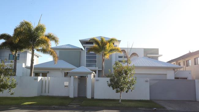 The Orel family home on the Gold Coast.