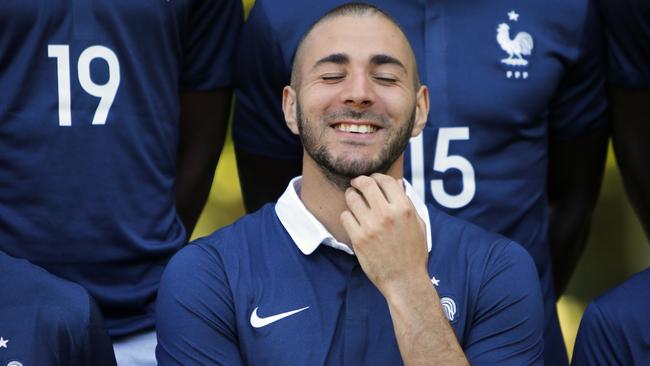 France forward Karim Benzema is all smiles ahead of the tournament.