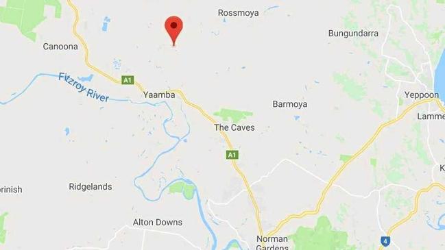 MAP: The plane reportedly has gone down in Milman, north of Rockhampton but the search has now broadened. Picture: Google Maps