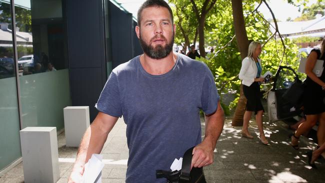 Former West Coast Eagles player Ben Cousins was jailed after pleading guilty to 11 charges. Picture: AAP Image/Richard Wainwright