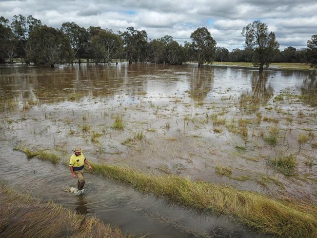 Victoria’s northeast was among the regions hardest hit by the weekend deluge. Picture: Alex Coppel.