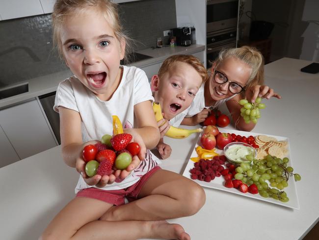 Children aged under one should not have any sweet drinks. Picture: Alex Coppel.