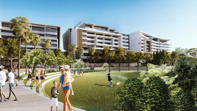 Concept art for the Blake St development in The Gardens, Darwin. Picture: ARCHIDIOM