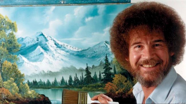 Painting With Bob Ross For Kids - (licensed Learn To Paint) By Bob