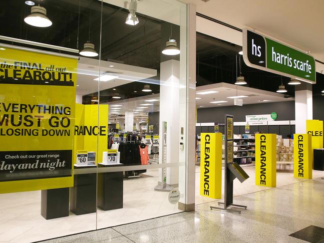 Harris Scarfe is closing six of its eight Queensland stores. PICTURE: BRENDAN RADKE