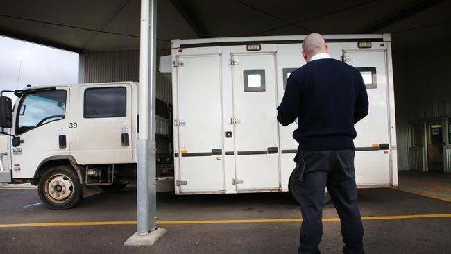 Behind the walls of Port Phillip Prison. Picture: David Caird