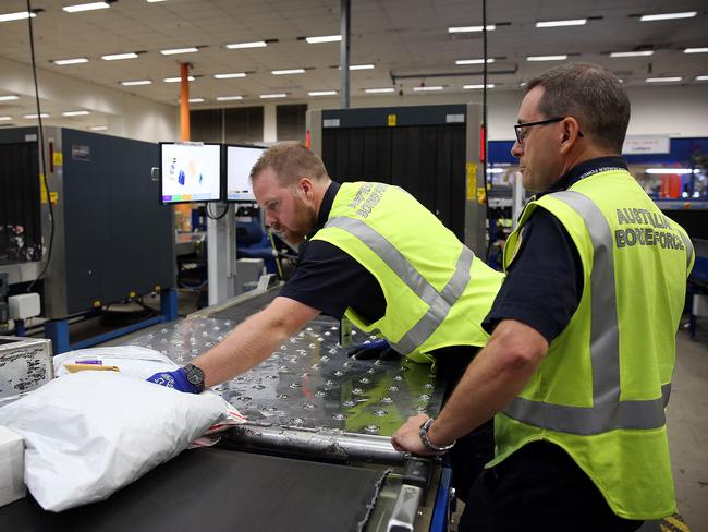 The International Mail Facility at Clyde in Sydney. Picture: News Corp