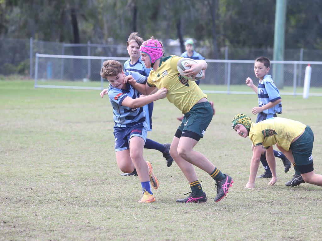 GCDRU juniors U13. Helensvale vs. Surfers Paradise. 14 July 2024 Surfers Paradise Picture by Richard Gosling