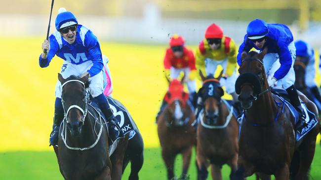 Weight couldn’t stop Winx in the Doncaster. Picture: Jenny Evans