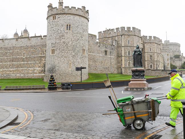 WThe Queen was headed to her home at Windsor. Picture: Getty Images