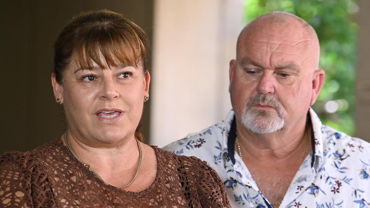 Belinda and Brett Beasley campaigned to deliver Jack’s Law to prevent further knife violence in Queensland. Picture: NCA NewsWire / John Gass