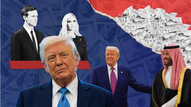 Trump looks set to make a barrel of money for himself and his family.