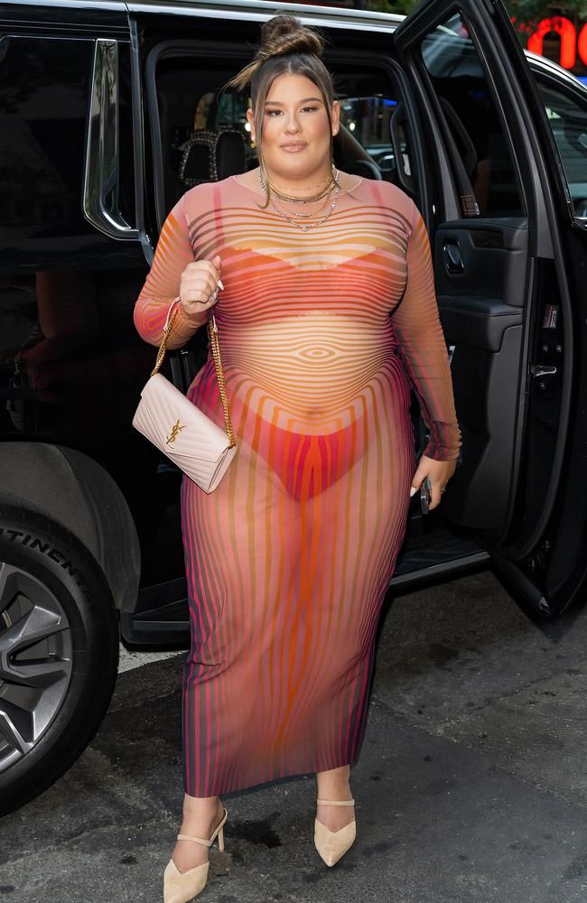 NEW YORK, NEW YORK – SEPTEMBER 06: Remi Bader is seen arriving to Victoria's Secret's celebration of The Tour '23 at The Manhattan Center on September 06, 2023 in New York City. (Photo by Gilbert Carrasquillo/GC Images)