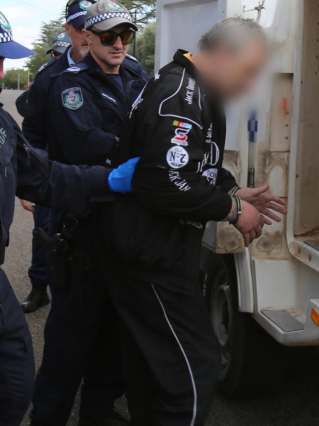 The arrests came after investigations into the supply of methylamphetamine and illegal firearms in the state’s New England region. Picture: NSW Police