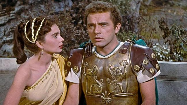 Jean Simmons and Richard Burton in The Robe