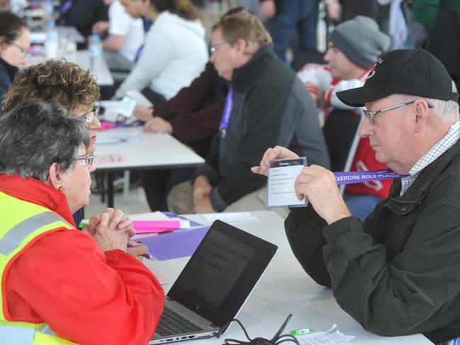 The Australian Red Cross was also involved in the exercise, planning the event of a flood in the Nepean and Hawkesbury Valley.