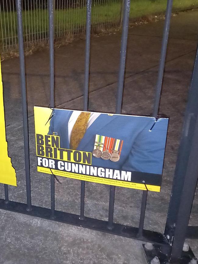 Benjamin Britton claims he and his volunteers have replaced 350 damaged signs. Picture: Supplied