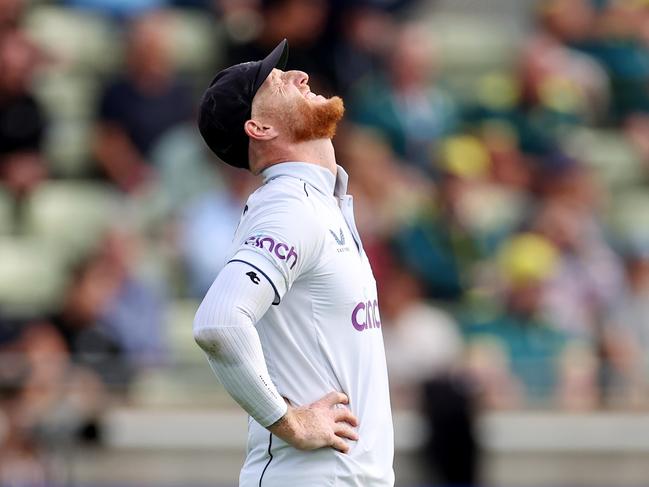 Ben Stokes said he had no regrets over England’s first innings declaration. (Photo by Ryan Pierse/Getty Images)