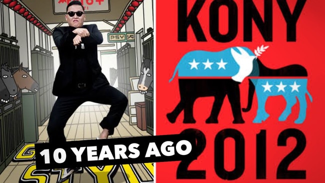 It has been a decade since hit song Gangnam Style and viral documentary KONY 2012 were released.