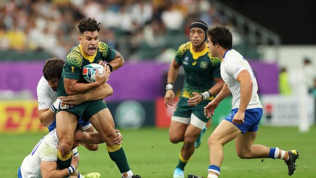 Matt To'omua is the third Wallaby to wear the No 10 jersey at the 2019 World Cup.