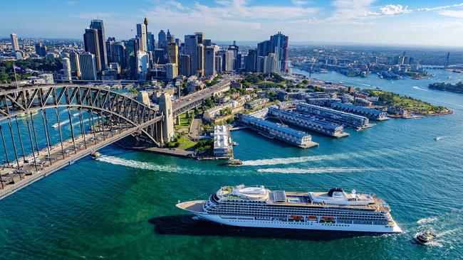 Viking Cruises ship Viking Sun in Sydney.