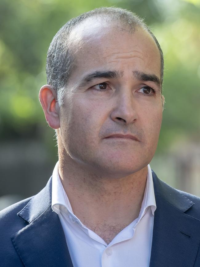 Education Minister James Merlino.