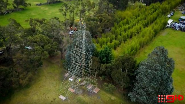 Sam Goodall has built his own Mt Midoriyama.