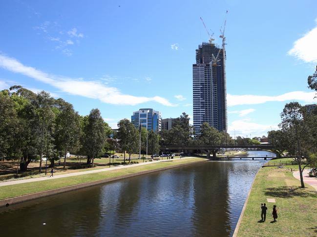 The Altitude Tower will no longer be the tallest building outside of the Sydney city CBD once the North Sydney redevelopment is complete. Picture: Stephen Cooper