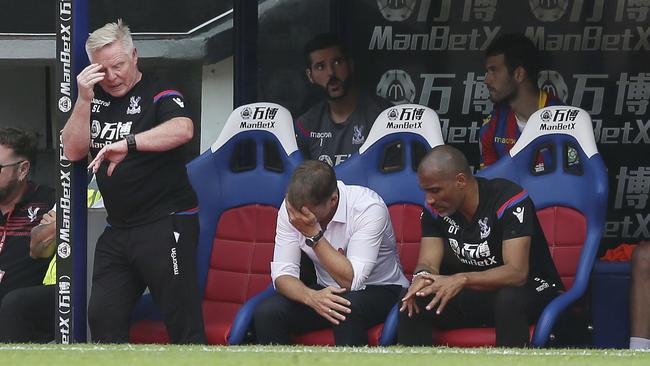 Frank de Boer oversaw four defeats without scoring a goal. (AP Photo/Tim Ireland)