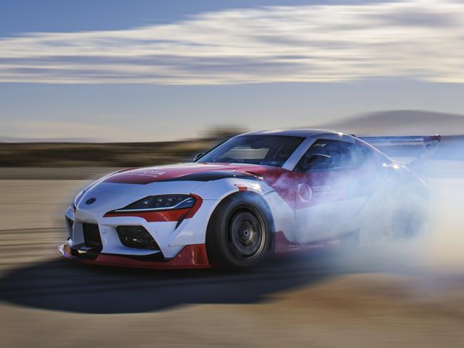 Toyota Supra self-driving drift car.