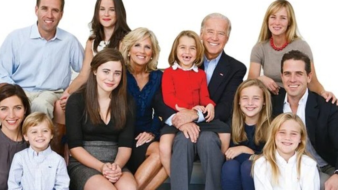 Biden was with his family when he learned the news.