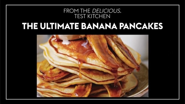 The ultimate banana pancakes recipe