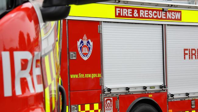 Fire and Rescue NSW extinguished four cars and a pile of rubbish.