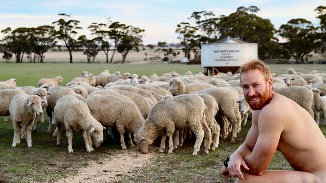 The Naked Farmer Ben Brooksby Strips Nude To Help Raise Awareness Of