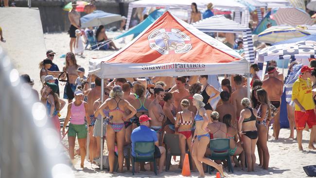 Thousands have flocked to North Bondi. Picture: Christian Gilles.