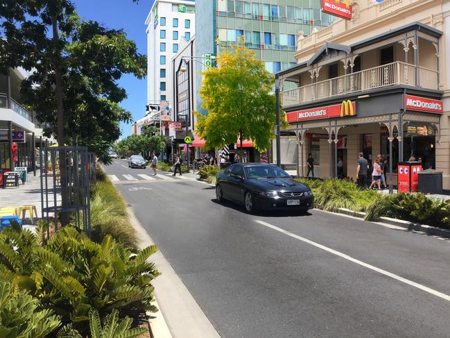 A concept image for a new look Hindley Street.