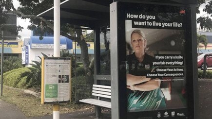 One of the posters from the Logan crime prevention campaign from October. Photo: Queensland Police Service.