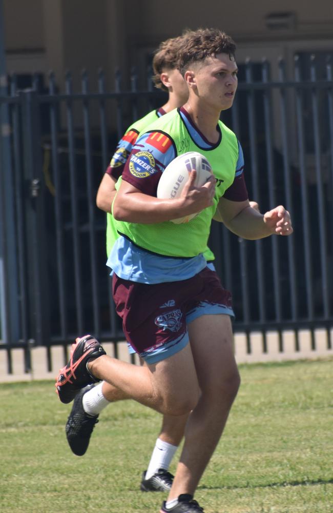 CQ Capras under-17 boys squad pre-season training session at The Cathedral College, Rockhampton, on January 11, 2025.