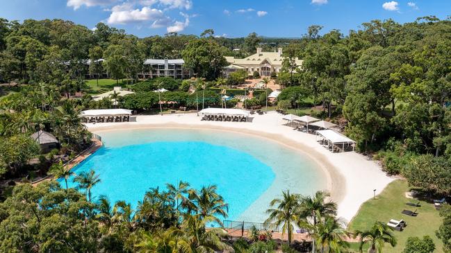 While away the days at InterContinental Sanctuary Cove Resort’s lagoon pool.