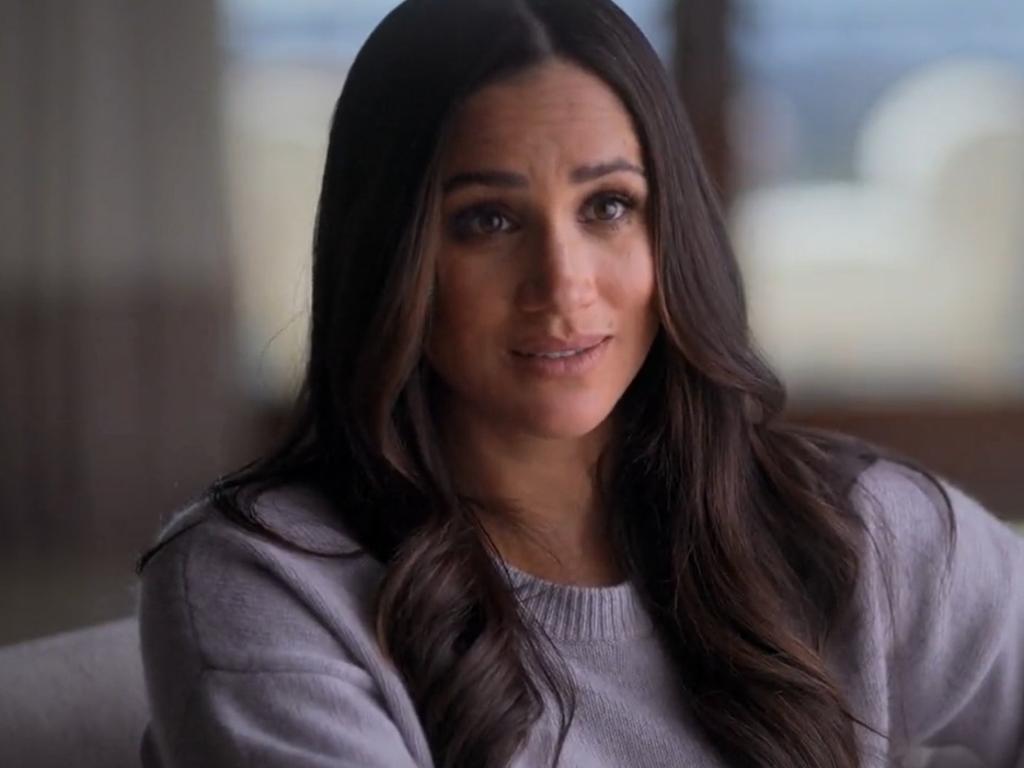 Meghan hints at telling their side of the story in the series. Picture: Netflix