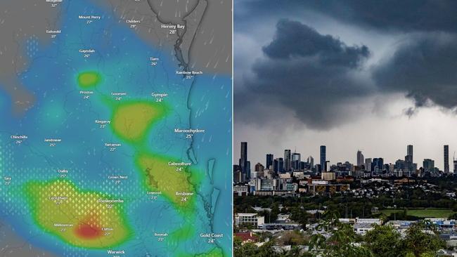 Southeast Queensland has been drenched by a slow moving system.