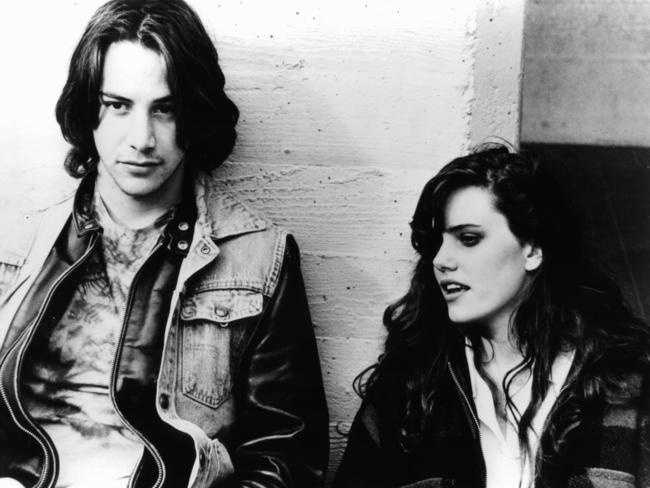 ‘Crushes on actors I actually knew’ … Keanu Reeves and Ione Skye in a scene from 1986 film River's Edge.
