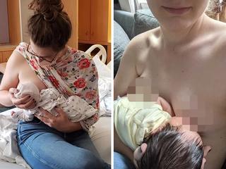 Transgender mum slammed for breastfeeding baby after milk treatment