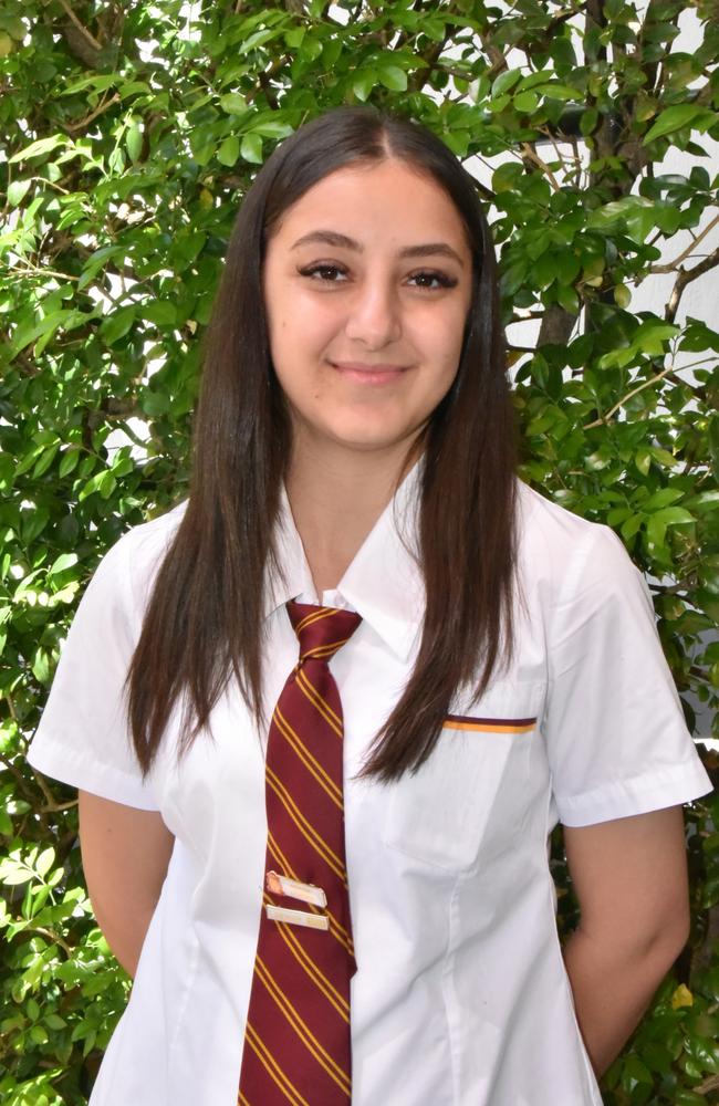 Nalbeen Barkho, St James College, Brisbane, high achiever.